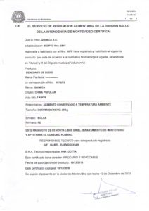REGISTRO IMM 1075-53 BENZOATO DE SODIO