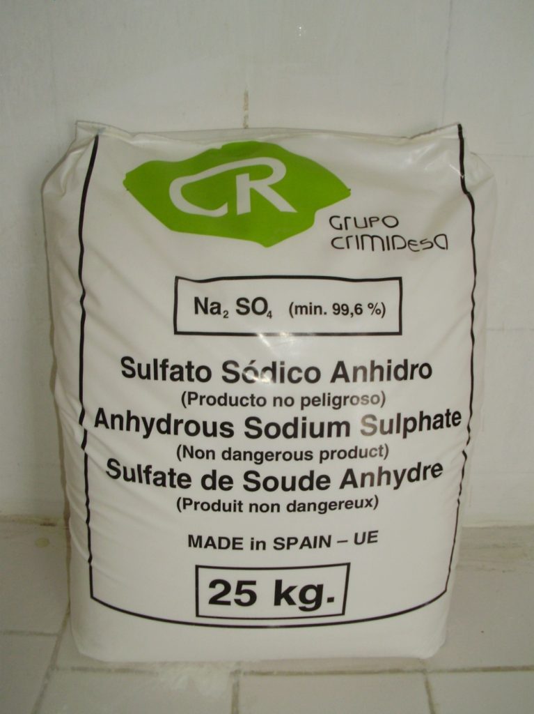 Sulfato De Sodio Anhidro Química Sa 6921